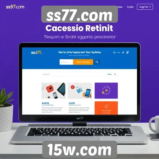 Navegação e usabilidade no site ss77.com